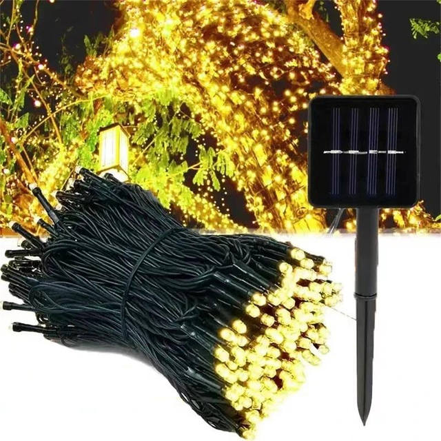 300LED Solar String Light Fairy Outdoor Tuin Waterdichte Lamp 2024
