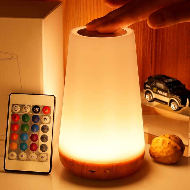 13-kleurig veranderend nachtlampje Afstandsbediening Touch USB