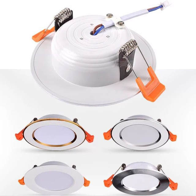 LED Downlight 5W 7W 9W 12W 15W 18W Ingebouwde Ronde LED Plafondlamp AC