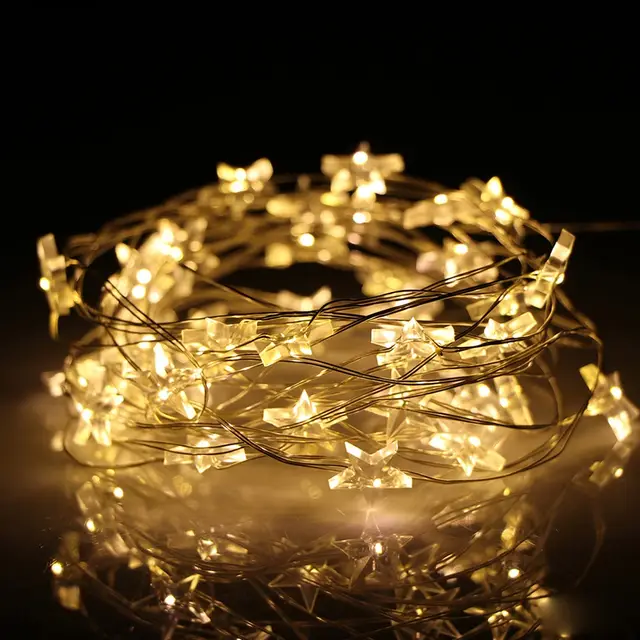 Led Ster Koper Lichtslingers 10-60 Led Fairy Light Christmas Party