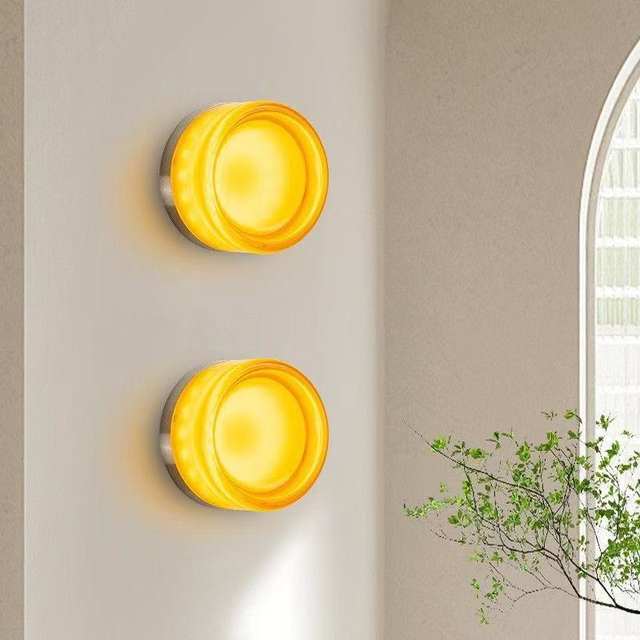 LED-wandlamp rond acryl binnenwandlamp creatieve plafondlamp voor