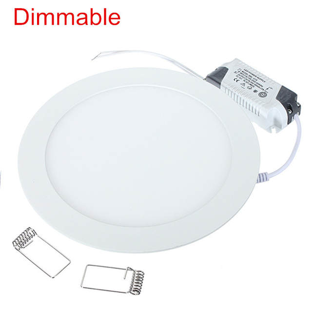 Ultra Dunne Led-paneel Downlight 3W 6W 9W 12W15W 25W Ronde Led Plafond