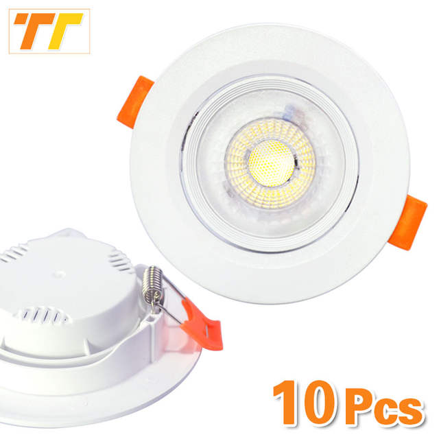 10 Stuks Led Downlighters 7W 9W Spot Verlichting 5W 12W 3W AC220V 110V