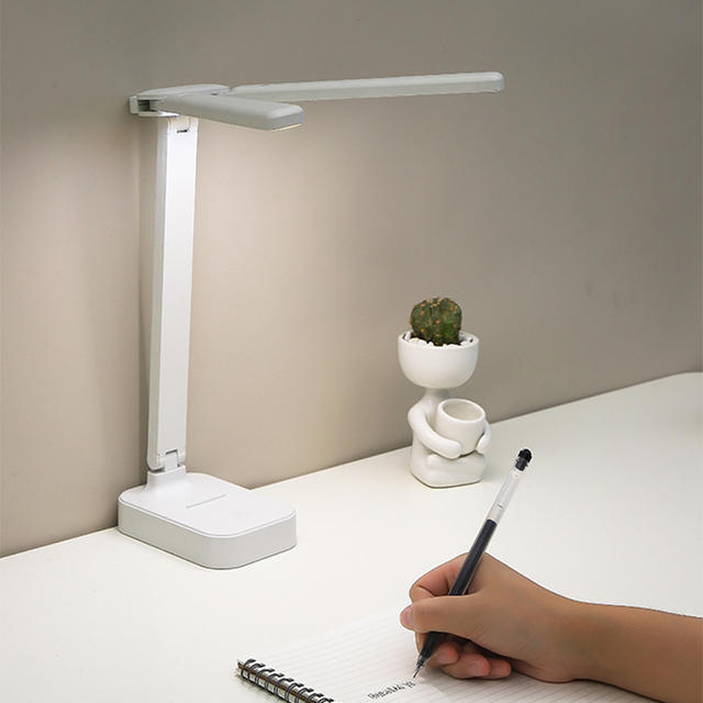 LED-bureaulamp USB oplaadbare tafellamp 3-niveaus dimbaar Touch