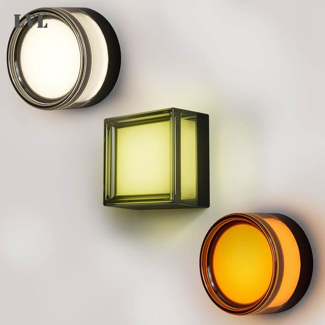 LVL moderne LED-wandlamp 9W klein rond en vierkant waterdicht IP65 CCT
