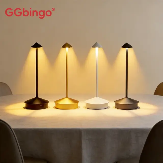 GGbingo Oplaadbare Tafel-LED-lamp met Touch Sensor, Bureaulamp voor