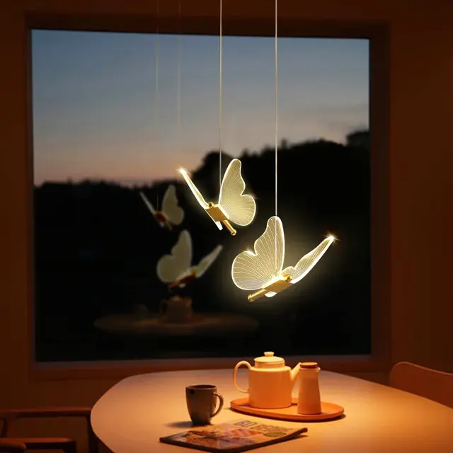 LED moderne vlinder hanglamp plafond hanglamp, nachtkastje binnen