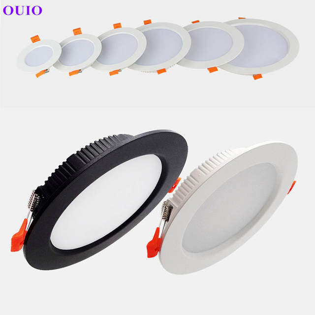 Verzonken Ultradunne LED Downlight 110 V-240 V Dimbare Plafondlamp Warm