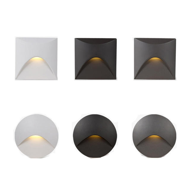 Buitenverlichting Verzonken Wandlamp Waterdicht IP65 3W Led Ingebed Stap