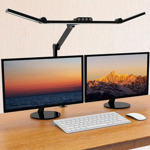 Led-bureaulamp met klem, architect-bureaulamp voor thuiskantoor met