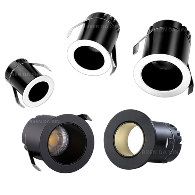 Dimbare Anti-glare Mini LED Downlight Spots 3W5W7W10W12W15W Inbouw