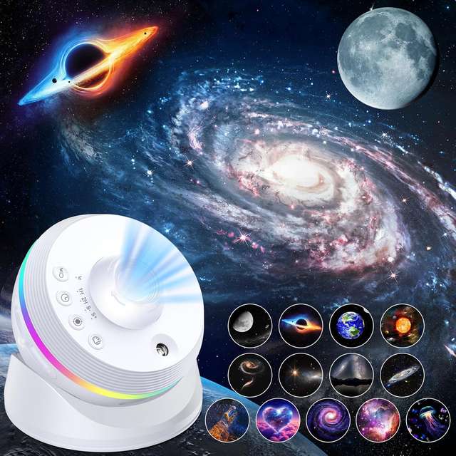 LED Nachtlamp Galaxy Sterrenprojector 4K HD 13-in-1 Planetarium