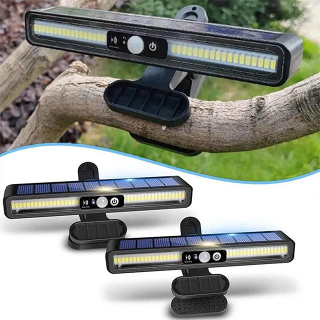 Clip-on zonne-bewegingsverlichting buiten waterdicht