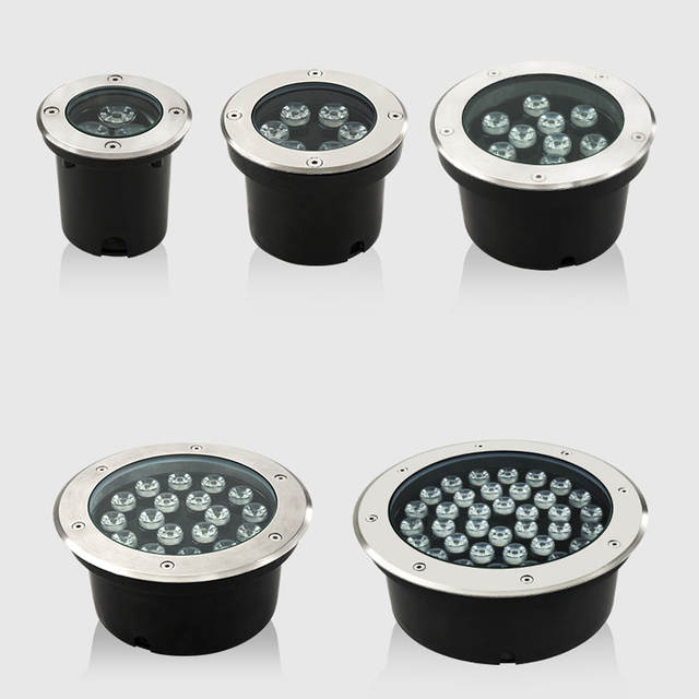 IP68 Led Ondergrondse Lamp 6W 9W 12W 15W 18W Verzonken Trappen