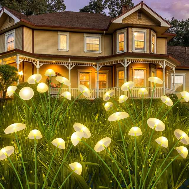 LED Solar Jellyfish Mushroom Lamp, gebruikt voor decoratieve verlichting