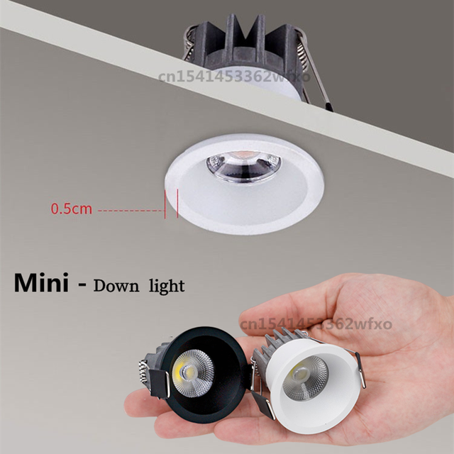 Dimbare Mini LED Downlight 3W/10W 110V/220V Anti-Glare LED Plafondlamp