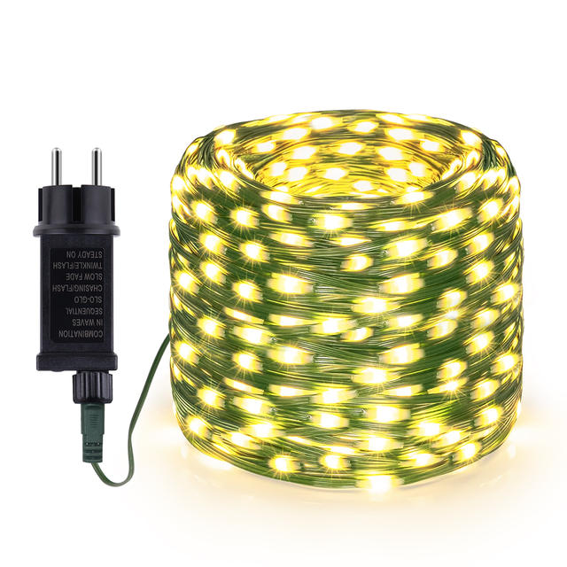 50M 100M Outdoor Verbeterde Duurzame LED Lederen String Fairy Lights 8