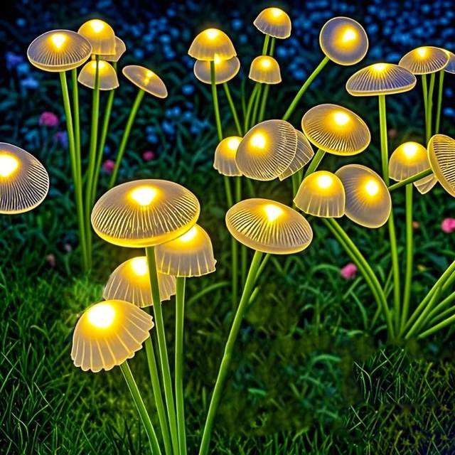 2026 Nieuwe LED Solar Paddenstoel Lampen Solar Tuinlampen Waterdichte