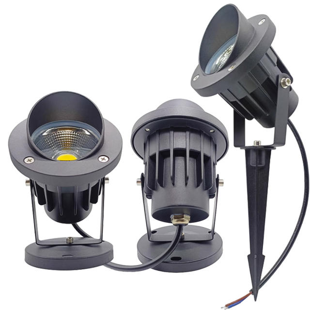 Led Cob Outdoor Tuinlamp Led Gazon Lamp Spike 18W 15W 10W 7W Waterdichte