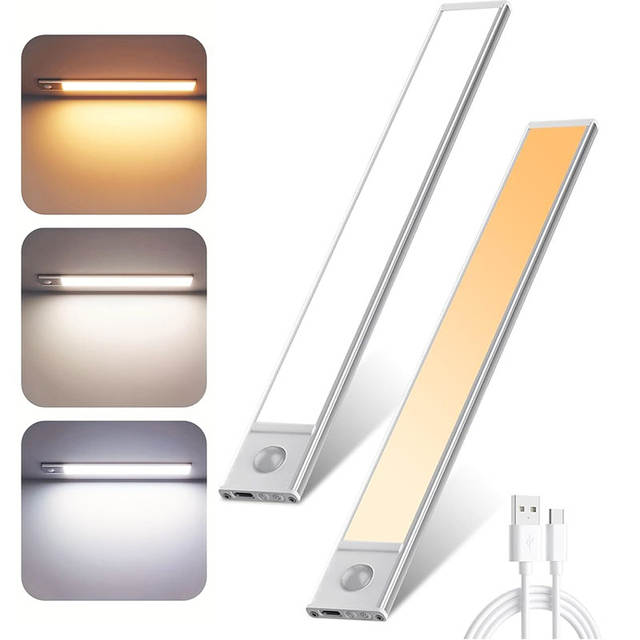10-60CM Ultradunne LED-onderkastverlichting Magnetisch oplaadbaar