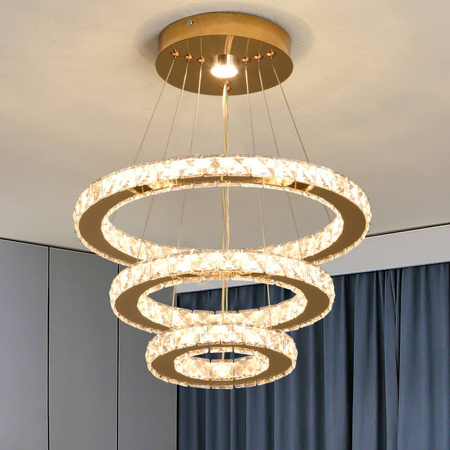 Franse luxe kristallen kroonluchters hal woonkamer LED plafondlamp