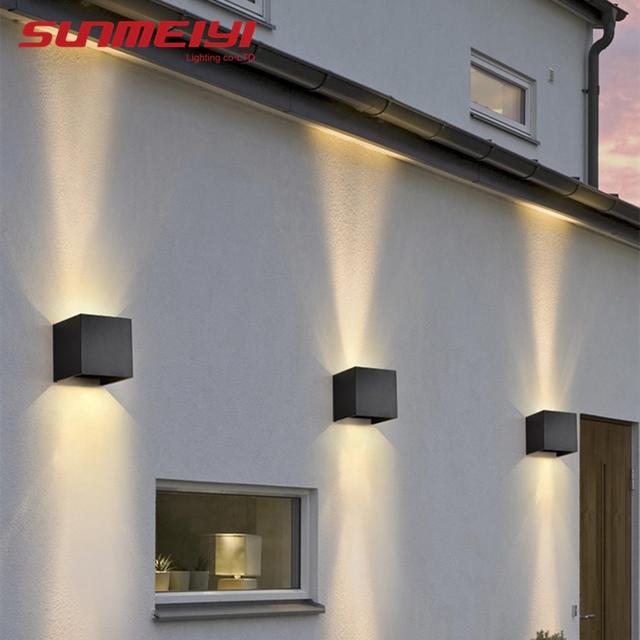 SUNMEIYI 12W LED Wandlamp Buiten Waterdicht IP65 Veranda Tuin Wandlamp