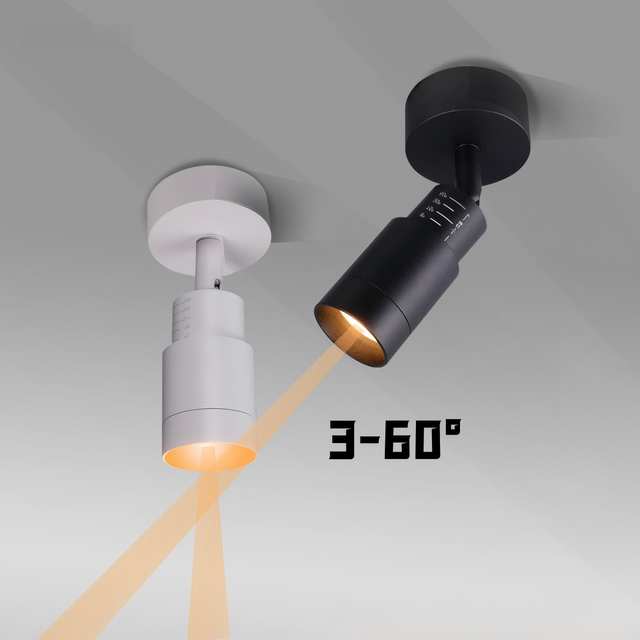 3-60 graden verstelbare hoek Beam Led Spotlight Zoom Focus Spot Light