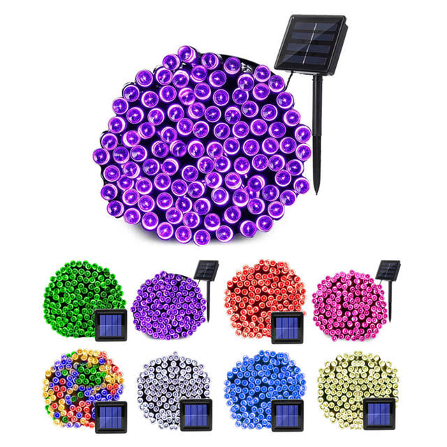 7 m/12 m/22 m Kerst Guirlande Led Fairy Light Outdoor Zonne-energie