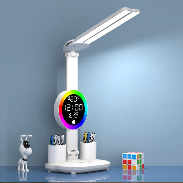 Oplaadbare led-tafellamp voor studie Bureaulamp Leeslamp Led-nachtlampje