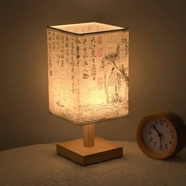 LED-decoratie tafellampen eenvoudige Chinese stijl dimbare plug