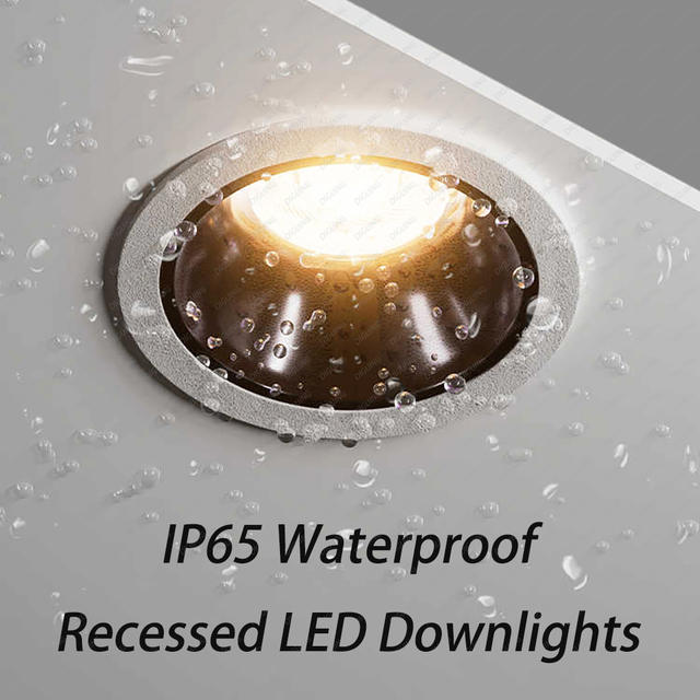 Ingebouwde waterdichte LED-plafondverlichting Verzonken Led-downlights