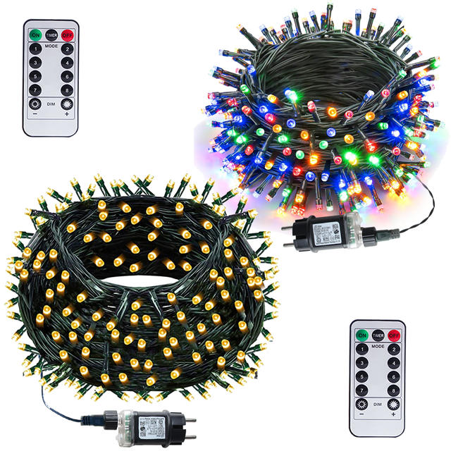 50M 100M Outdoor String Led Kerstverlichting Garland Vakantielamp Voor