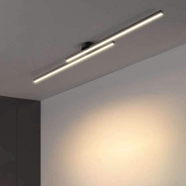 Lange aluminium LED-plafondlamp Modern creatief ontwerp Plafondlamp