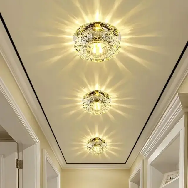 LED-kristallen lamp ingebedde plafondlamp voor thuis woonkamer gang