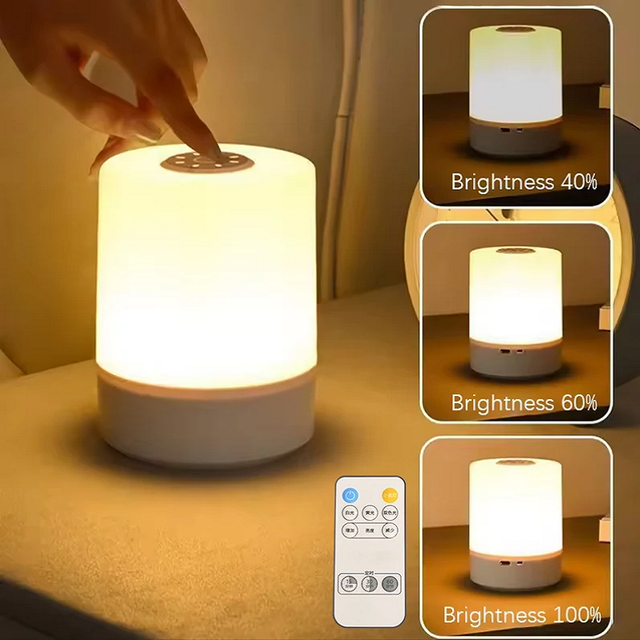 Nachtkastje Led-nachtverlichting Dimbaar Opladen Desktop Nachtlampen