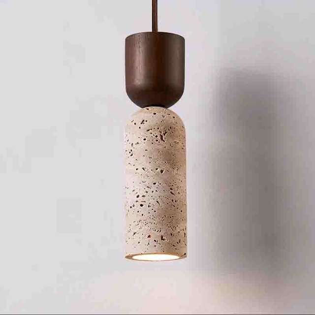 Slaapkamerlamp in Japanse Wabi-Sabi-stijl, vintage hotel- en