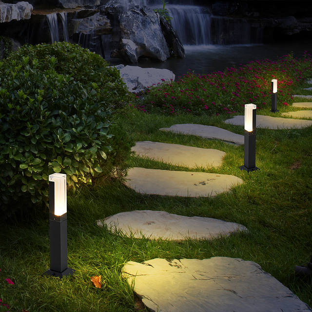 Aluminium moderne minimalistische LED gazonlamp IP65 waterdichte
