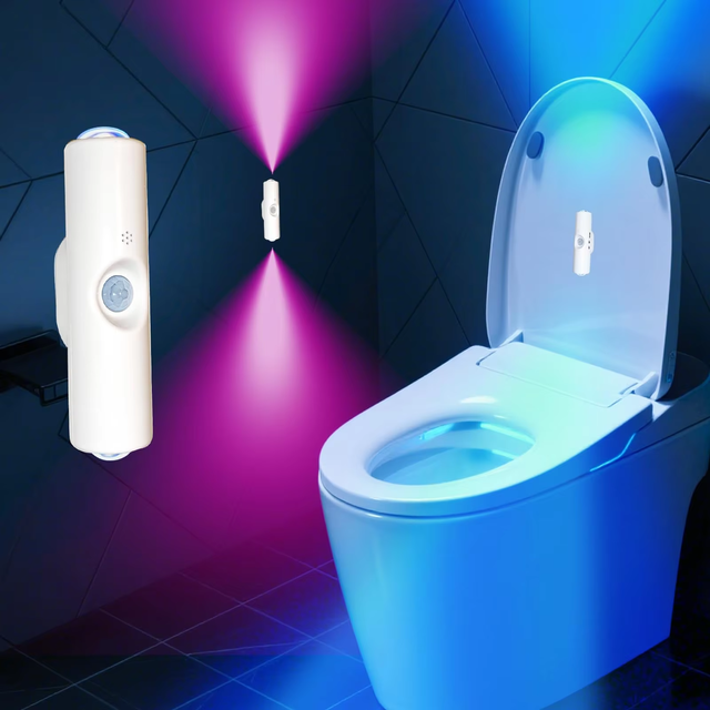 Slimme RGB-wandlamp met dubbele kop, bewegingssensor, magnetisch