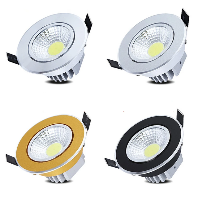 CRI90 Dimbare Ingebouwde LED-downlights Hoek Verstelbaar AC90-260V
