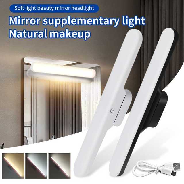 LED-make-uplicht Oplaadbare magnetische oogbescherming Spiegellamp Touch