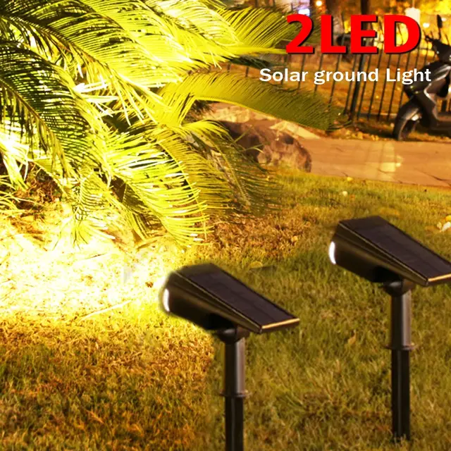 2/9 LEDs RGB zonne-licht buiten landschap spotlights kleur veranderende