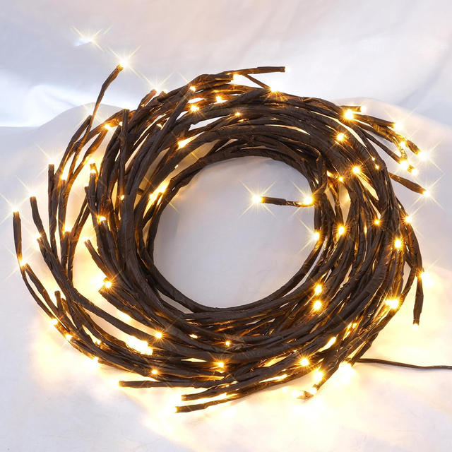 1 Stuks 96Leds Buiten Usb Boom En Wijnstok Licht 8 Mode Indoor Kerst