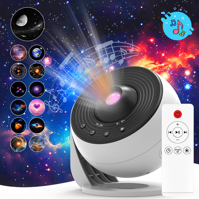 Sterprojector Galaxy Nachtlampje HD Lmage Disc Verbeterde