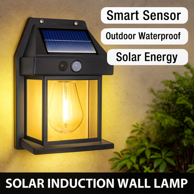 Krachtige zonne-wandlamp buiten waterdichte LED-lamp huis tuin hek