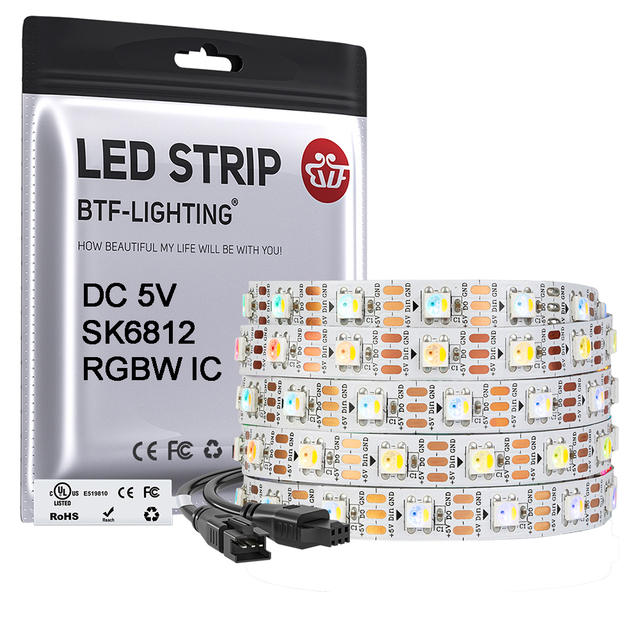5V SK6812 RGBW Led-striplicht 4 in 1 Soortgelijke WS2812B 1m 4m 5m 30 60