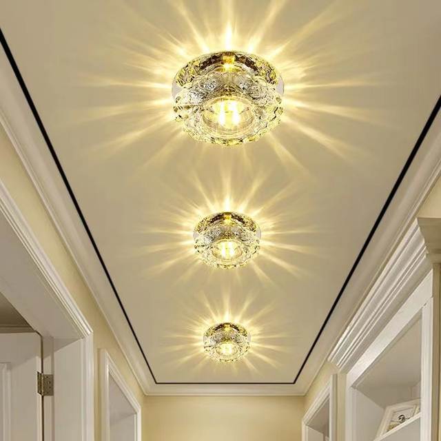 Aisle Flush LED-plafondlamp Woonkamer Kristallen gang Gangverlichting
