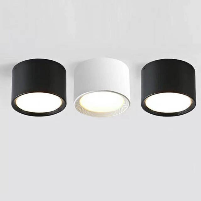 Nordic Modern opbouwdownlight LED-plafondlamp Spotlight Drie