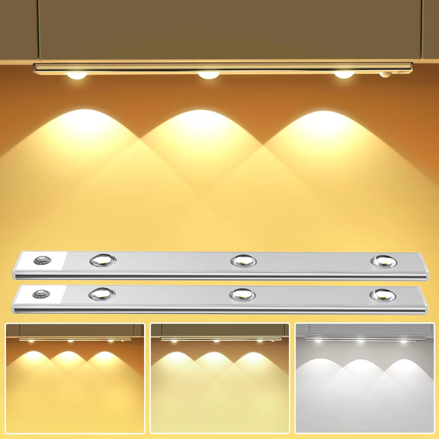 Draadloze ultradunne bewegingssensor LED-kastlamp Dimbare lamp USB