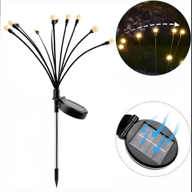 Buitenverlichting Solar Lawn Lamp Tuinlamp LED Windaangedreven Firefly