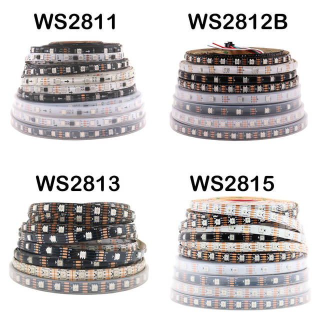 WS2812B WS2811 WS2813 WS2815 5050 RGBIC Smart LED-strip WS2812